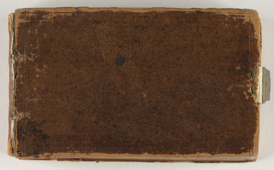 Cover: Thomas Smith travel diary, 1807