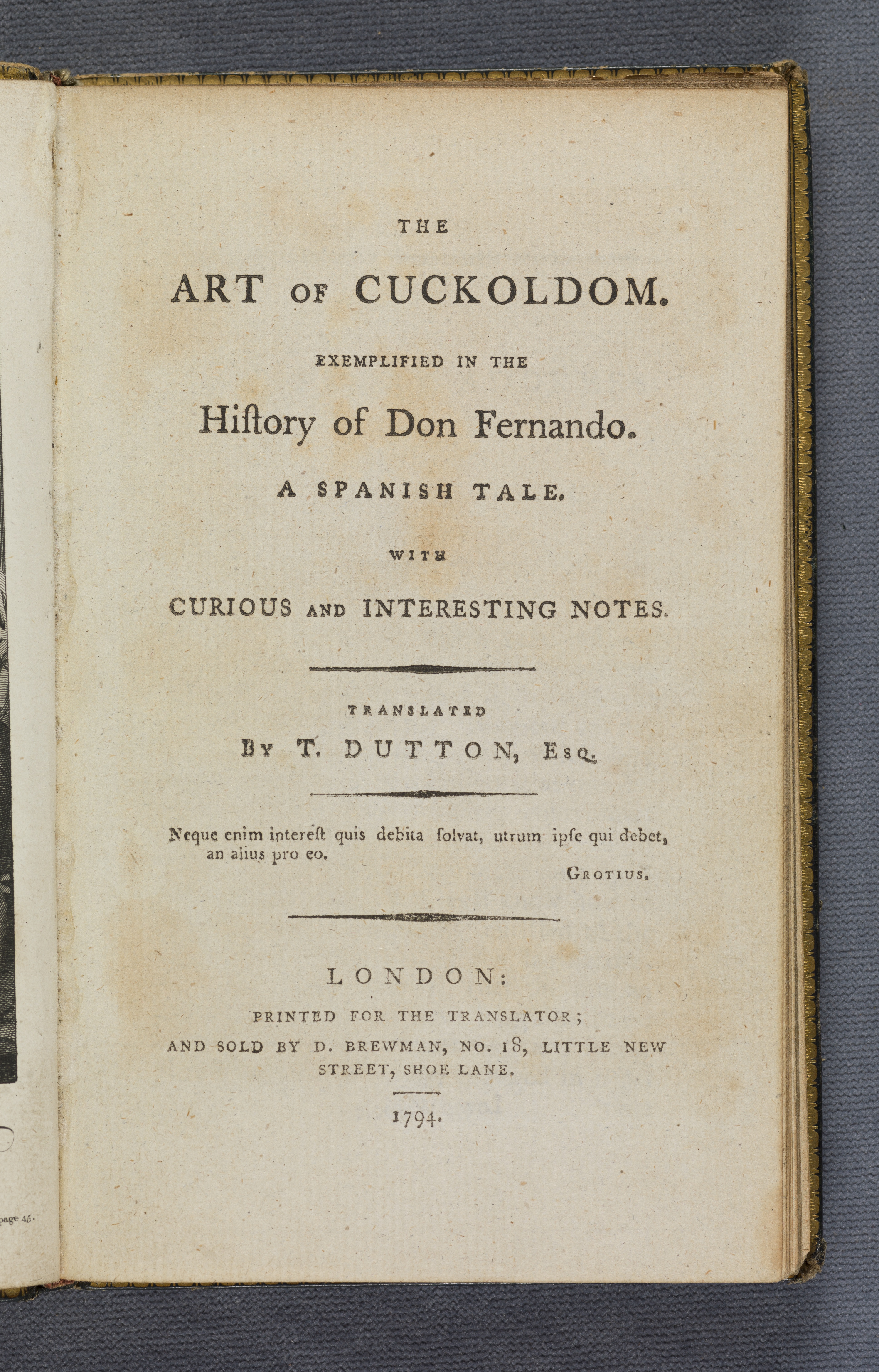 The art of cuckoldom title page
